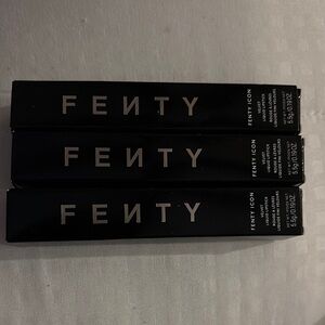 Fenty Beauty Icon Lipstick Trio - Classic Black Packaging